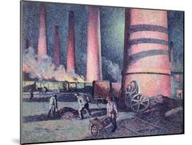 Factory Chimneys, 1896-Maximilien Luce-Mounted Giclee Print