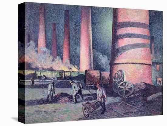 Factory Chimneys, 1896-Maximilien Luce-Stretched Canvas