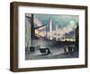 Factory Chimneys at Couillet, 1903-Maximilien Luce-Framed Giclee Print