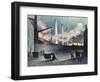 Factory Chimneys at Couillet, 1903-Maximilien Luce-Framed Giclee Print