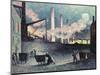 Factory Chimneys at Couillet, 1903-Maximilien Luce-Mounted Giclee Print