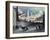 Factory Chimneys at Couillet, 1903-Maximilien Luce-Framed Giclee Print