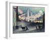 Factory Chimneys at Couillet, 1903-Maximilien Luce-Framed Giclee Print