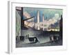 Factory Chimneys at Couillet, 1903-Maximilien Luce-Framed Giclee Print