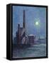 Factory in the Moonlight-Maximilien Luce-Framed Stretched Canvas