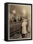 Factory of Lowden Canning Company-Lewis Wickes Hine-Framed Stretched Canvas