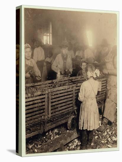 Factory of Lowden Canning Company-Lewis Wickes Hine-Stretched Canvas