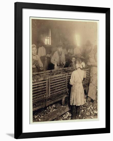 Factory of Lowden Canning Company-Lewis Wickes Hine-Framed Photographic Print