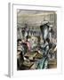 Factory Workers Making Rifle Cartridges, c.1870-null-Framed Giclee Print