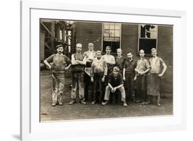 Factory Workers-null-Framed Art Print