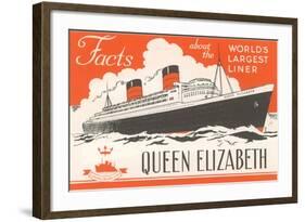 Facts about the Queen Elizabeth-null-Framed Art Print