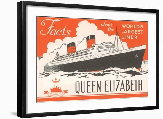 Facts about the Queen Elizabeth-null-Framed Art Print