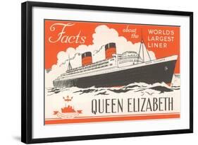 Facts about the Queen Elizabeth-null-Framed Art Print