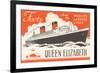 Facts about the Queen Elizabeth-null-Framed Art Print