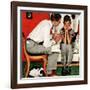 "Facts of Life", July 14,1951-Norman Rockwell-Framed Giclee Print