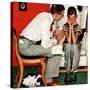 "Facts of Life", July 14,1951-Norman Rockwell-Stretched Canvas