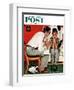 "Facts of Life" Saturday Evening Post Cover, July 14,1951-Norman Rockwell-Framed Giclee Print