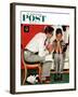 "Facts of Life" Saturday Evening Post Cover, July 14,1951-Norman Rockwell-Framed Giclee Print