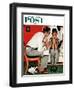 "Facts of Life" Saturday Evening Post Cover, July 14,1951-Norman Rockwell-Framed Premium Giclee Print