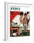 "Facts of Life" Saturday Evening Post Cover, July 14,1951-Norman Rockwell-Framed Giclee Print