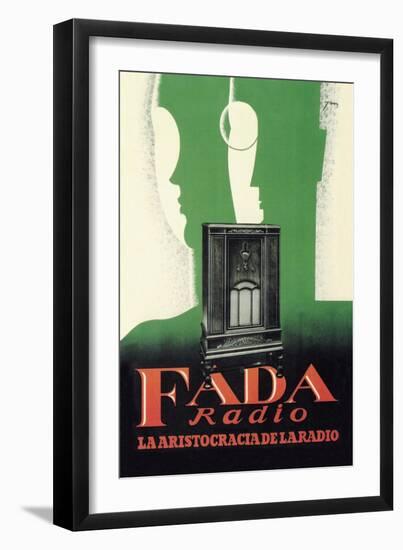 Fada Radio, La Aristocracia de la Radio-M. Miralles-Framed Art Print
