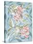 Faded Camellias I-Laura Marr-Stretched Canvas