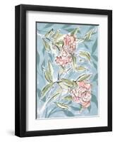 Faded Camellias I-Laura Marr-Framed Art Print