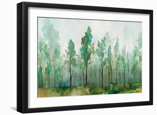 Faded Green-Isabelle Z-Framed Art Print