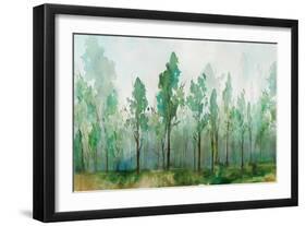 Faded Green-Isabelle Z-Framed Art Print