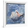 Faded into the Shore II-Walt Johnson-Framed Art Print