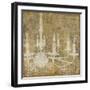 Faded Ornate I Gray No Bird-Pela Design-Framed Art Print