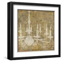 Faded Ornate I Gray No Bird-Pela Design-Framed Art Print