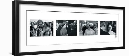 Fades Of Queen Elizabeth II's Life II-British Pathe-Framed Giclee Print