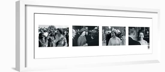 Fades Of Queen Elizabeth II's Life II-British Pathe-Framed Giclee Print