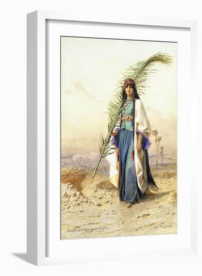 Fadimeh, The Daughter of Aghile Agha-Carl Haag-Framed Giclee Print