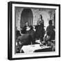 "Fado" Singer and a Guitarist Entertaining the Audience in the Lisbon Nightclub-Bernard Hoffman-Framed Premium Photographic Print