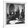 "Fado" Singer and a Guitarist Entertaining the Audience in the Lisbon Nightclub-Bernard Hoffman-Framed Photographic Print