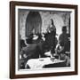 "Fado" Singer and a Guitarist Entertaining the Audience in the Lisbon Nightclub-Bernard Hoffman-Framed Photographic Print