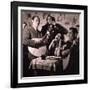 Fado Singer in Portuguese Night Club, 1946-null-Framed Photo