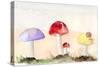 Faerie Mushrooms II-Alicia Ludwig-Stretched Canvas