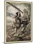 Fafner Kills Fasolt-Arthur Rackham-Mounted Art Print