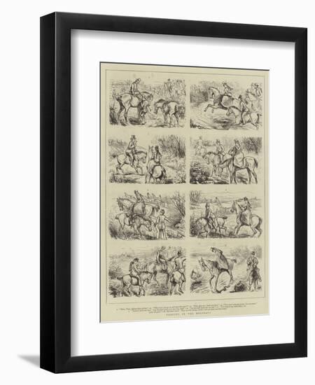 Fagging in the Holidays-null-Framed Giclee Print