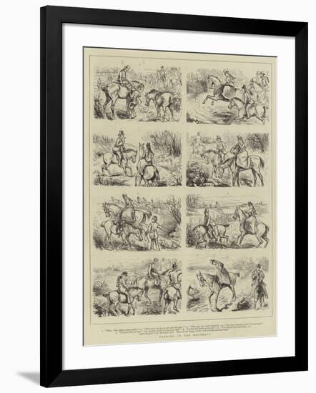 Fagging in the Holidays-null-Framed Giclee Print