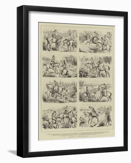 Fagging in the Holidays-null-Framed Giclee Print