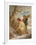 Faggot Gatherers in the Snow-George Morland-Framed Giclee Print