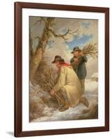 Faggot Gatherers in the Snow-George Morland-Framed Giclee Print