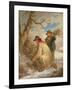 Faggot Gatherers in the Snow-George Morland-Framed Giclee Print