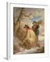 Faggot Gatherers in the Snow-George Morland-Framed Giclee Print