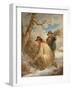 Faggot Gatherers in the Snow-George Morland-Framed Giclee Print