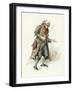 Fagin, Illustration from 'Character Sketches from Charles Dickens', C.1890 (Colour Litho)-Joseph Clayton Clarke-Framed Giclee Print